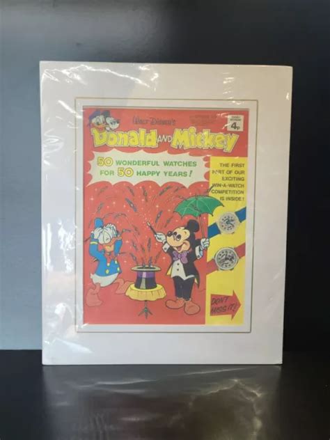 VINTAGE WALT DISNEYS Donald And Mickey 1973 British Weekly Uk Comic