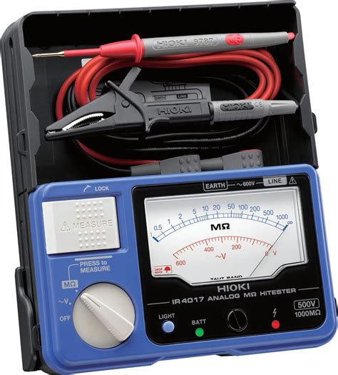 Hioki Ir4017 20 Insulation Resistance Testers Megohmmeter Type Battery Ir Test Voltage