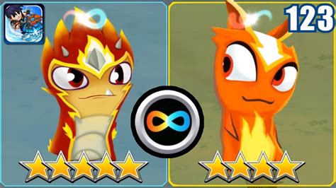 INFERNAL ELEMENTAL DE FUEGO Fusión FUEGO DOBLE Slugterra Slug