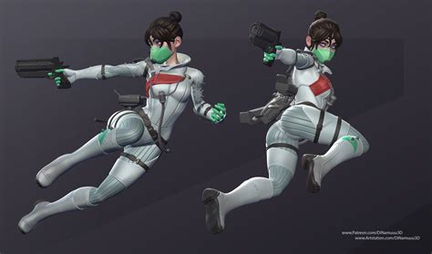 Dinamuuu 3d Wraith 3d Print Project Apex Legends Fan Art