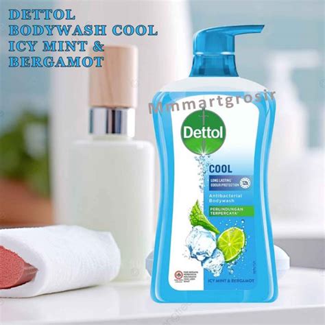 Dettol Bodywash Cool Icy Mint Bergamot Sabun Mandi Antibacterial