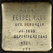 File Stolpersteine K Ln Verlegestelle Kurf Rstenstra E