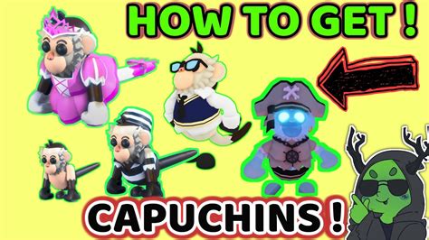 How To Get All Capuchin Monkeys In Adopt Me Capuchin Fairground Youtube