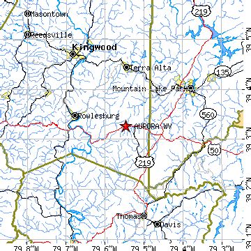 Aurora, West Virginia (WV) ~ population data, races, housing & economy