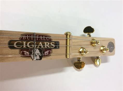 Cigar Label As Fretboard Decor Cigar Box Guitar Diy Instruments Box Guitar