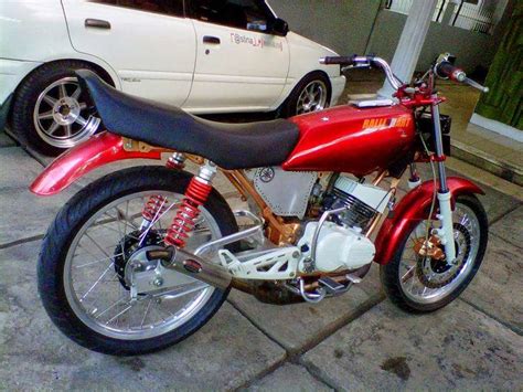 Modified Yamaha Rx100 Red Color - Modified Yamaha Bikes collection