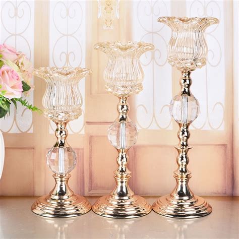 Creative Metal Single Candle Holder Wedding Centerpiece Event Road Lead