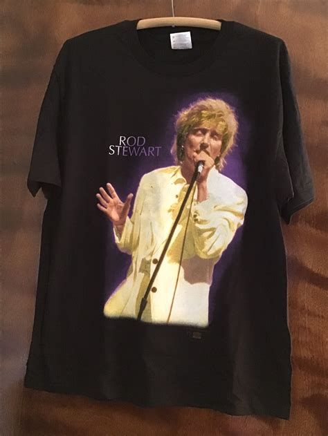 Vintage Rod Stewart 1994 Concert Tour Tee Shirt Etsy Uk