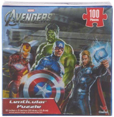 Marvel Avengers Lenticular 3D Jigsaw Puzzle 100 Pieces By Avengers