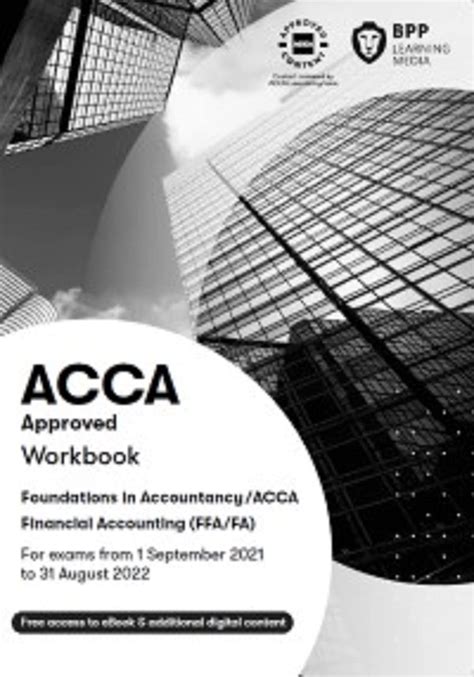 Fia Foundations Of Financial Accounting Ffa Acca F Workbook By Bpp