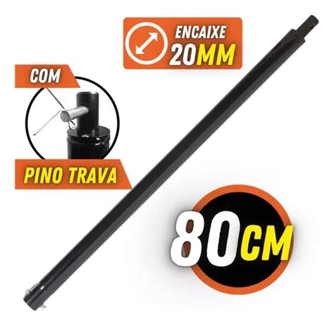 Eixo Extensor 80cm Para Perfurador De Solo Bps52 20mm Parcelamento