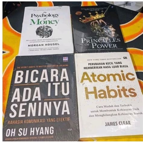 Jual Paket 4 Buku The Principles Of Power Atomic Habits Bicara Itu Ada