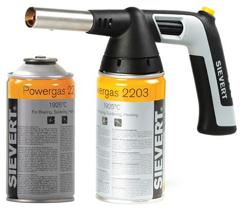 Sievert Standard Hand Torch W Cylinder Butane Propane Instant On