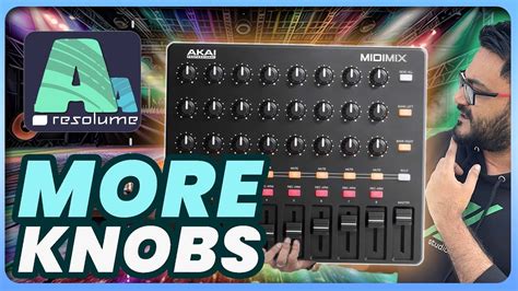 Midi Mapping Advanced Tutorial Resolume With Akai Midimix Vj Tips