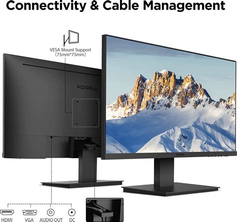 Buy Koorui 24 Inch Computer Monitor Fhd Pc Monitors 1920 X 1080p Ips