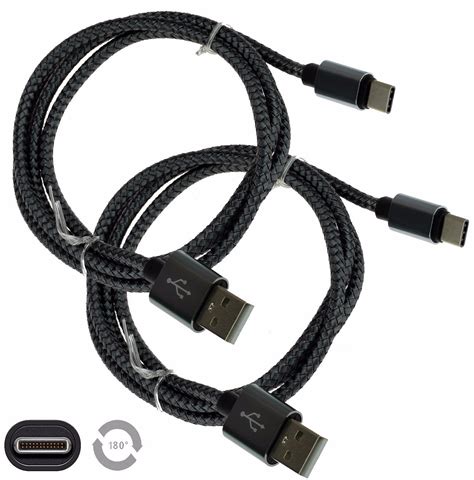 2x Usb C Data Cable Usb C Aluminium Charging Cable For Samsung Galaxy A54 5g Ebay