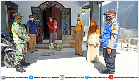 Penyaluran Bantuan Sembako Dari Pemerintah Desa Untuk Keluarga Isolasi