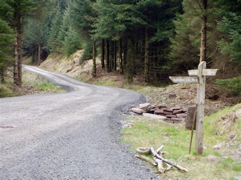 Signpost Carron Valley Forest Richard Webb Geograph Britain And