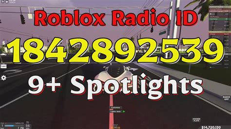 Spotlights Roblox Radio Codes Ids Youtube