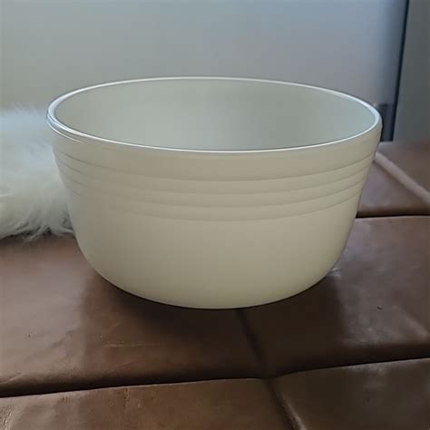 Hamilton Beach Kitchen Hamilton Beach Pyrex Vintage Milk Glass White Ribbed Mixing Bowl