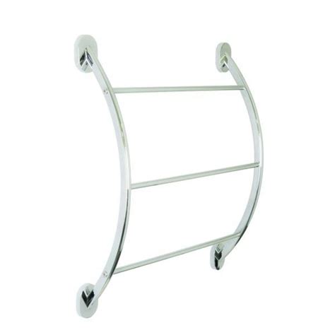 Croydex Flexi Fix Britannia Curved Towel Rack Qm