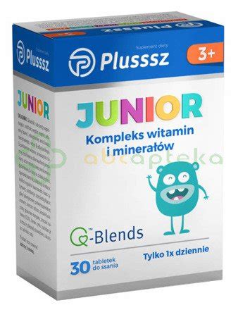 Plusssz Junior Do Ssania 30 Tabletek Bez Recepty Witaminy I