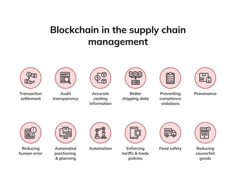 Blockchain en la gestión de la cadena de suministro Casos de uso