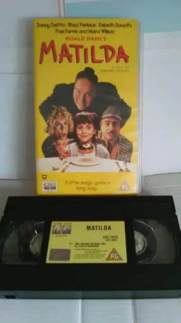 Roald Dahl S Matilda Vhs Video Tape Picclick Uk