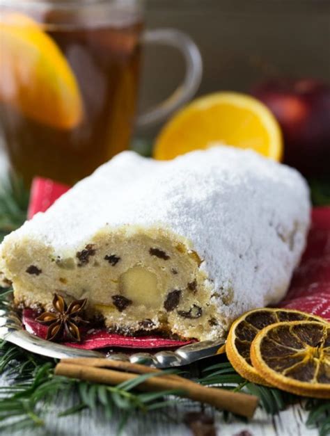 German Stollen with Marzipan - Vegan Heaven