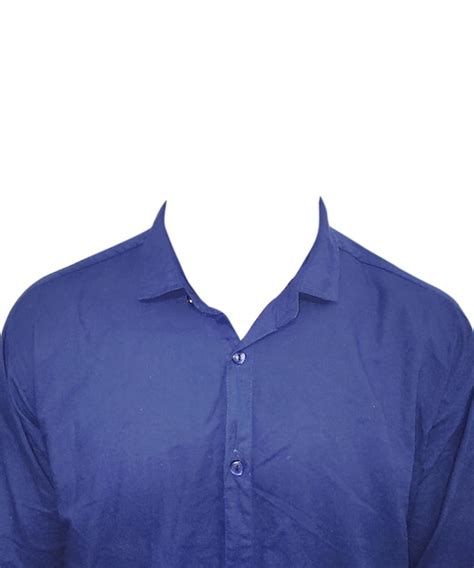 Premium Psd Blue Formal Shirt For Passport Photo Or Id Photo