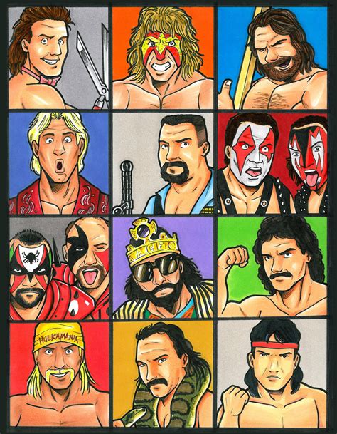 Classic Wwf Colors By Mitchatt On Deviantart