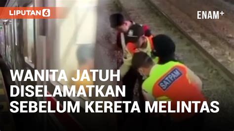 Tegang Penumpang Terperosok Ke Celah Peron Stasiun Sudirman Jelang