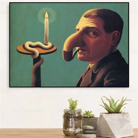 The Philosopher s Lamp by René Magritte Printed on Canvas CanvasPaintArt