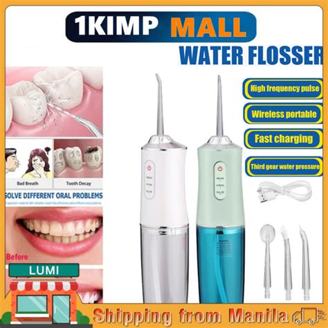 【24hours Delivery】 Oral Irrigator Tooth Cleaner Dental Floss Cleaning