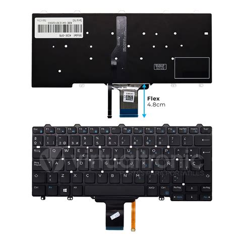 Teclado Dell Latitude E7270 E5270 Iluminado Virtual Tronic