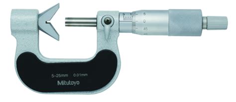 Mitutoyo 114 113 3 Flute V Anvil Micrometer Link Gulf Llc