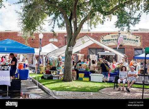 Orlando Winter Park Florida Downtown Historic District Farmers Market