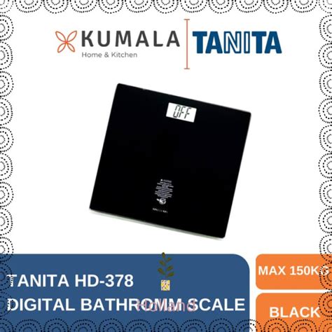 Jual Tanita Timbangan Badan Digital Hd Digital Scale Black