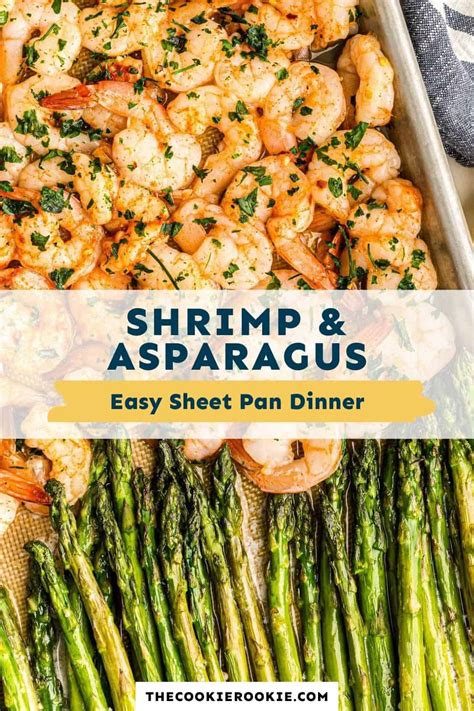 Shrimp and Asparagus Sheet Pan Meal - The Cookie Rookie®
