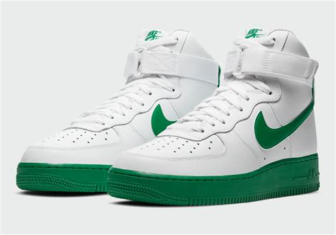 Nike Air Force 1 High White Green Ck7794 100