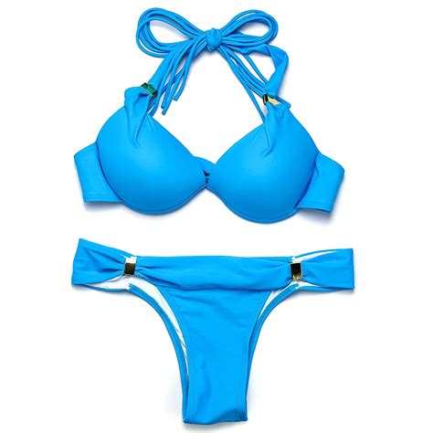 Aliexpress Buy Trangel Swimwear Push Up Bikini Brazilian Bikini