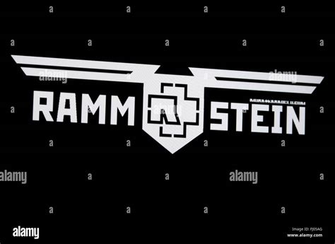 das Logo der Band "Rammstein", Berlin Stock Photo - Alamy