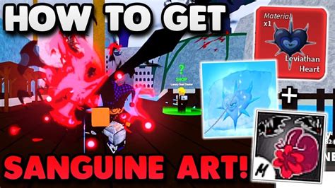 How To Get New Sanguine Art Full Guide Fastest Way To Get Blox