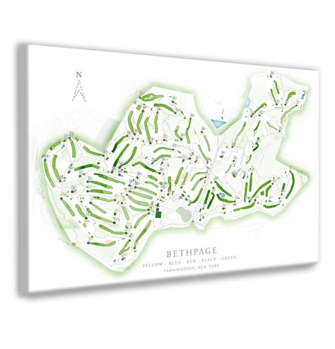 Bethpage State Park Golf Course Map, Layout of All 5 Courses, Long ...