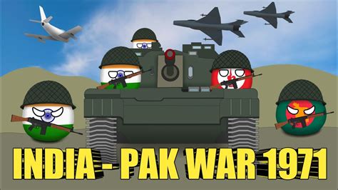 INDIA PAKISTAN 1971 WAR Countryballs YouTube