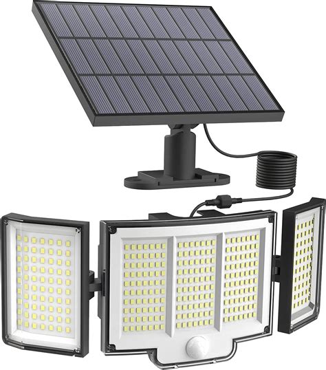 SIGRILL Solarlampen für Außen Solar Strahler Solarleuchte mit