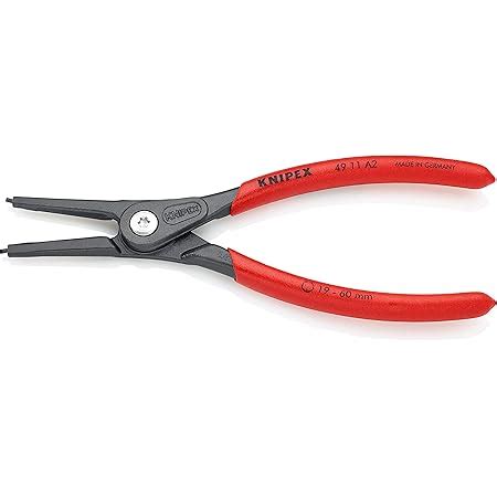 Knipex Pr Zisions Sicherungsringzange F R Au Enringe Auf Wellen Grau