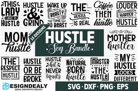 Hustle Svg Bundle Graphic By Buysvgbundles · Creative Fabrica