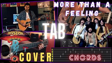 More Than A Feeling Guitar Tab Lesson Boston Cover How To Play W Solo Slowed Down Youtube