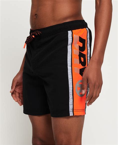 Superdry Trophy Water Polo Swim Shorts Mens Swimwear